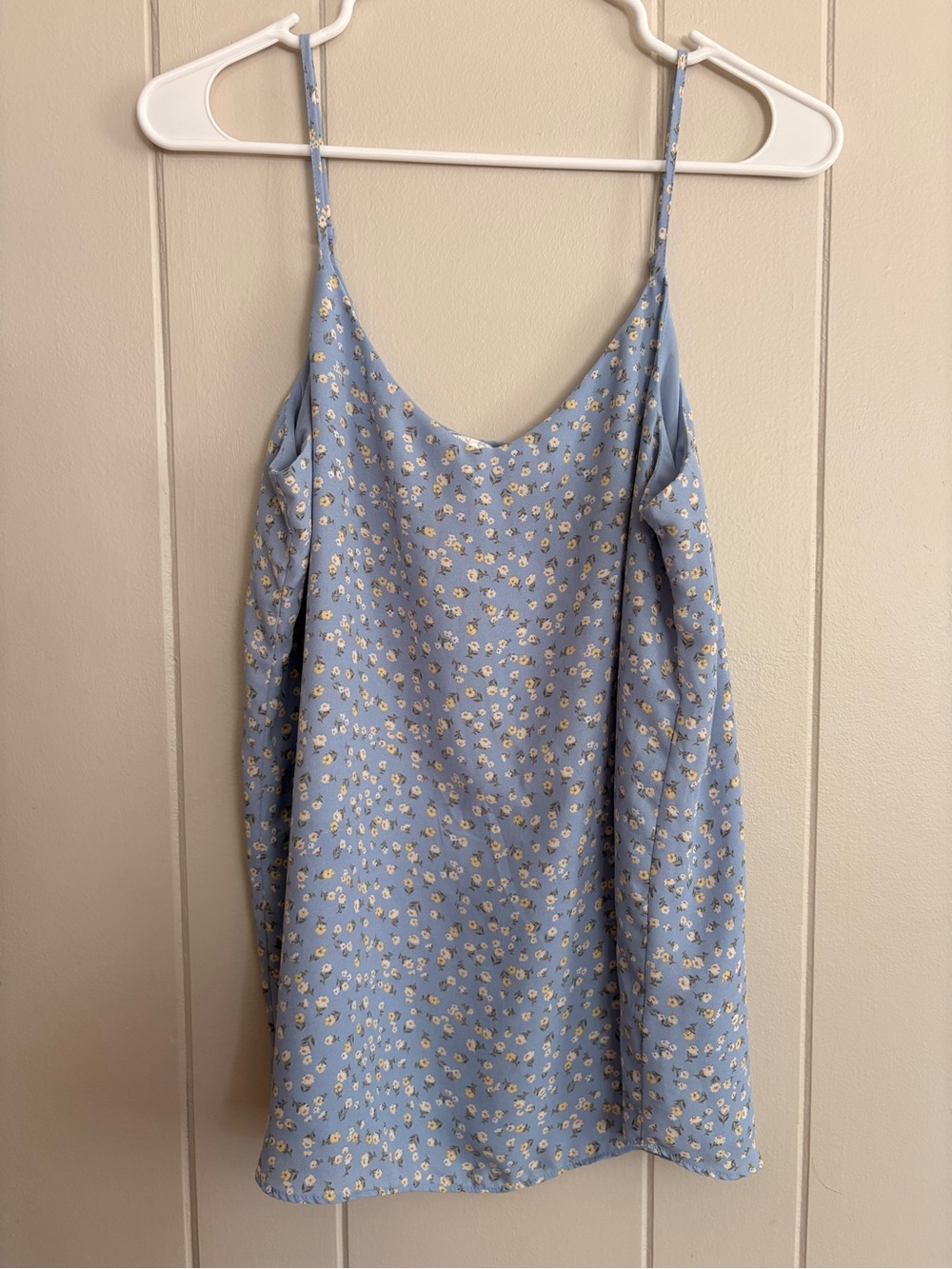 Hippie Rose Powder Blue Floral Slip Dress